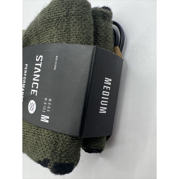 Stance Barracks Snow Socks Poly Blend Size Medium Men's 6-8.5, Women's 8-10.5 - Picture 5 of 7